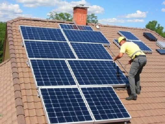 solar installation in MA